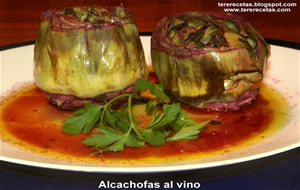 
alcachofas Al Vino
