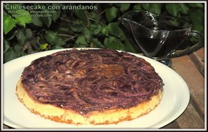 
cheesecake Con Arándanos.
