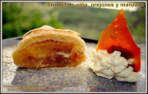 
strudel De Piña, Orejones Y Manzana.

