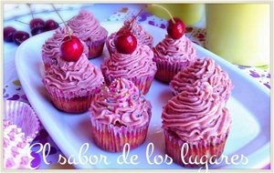Cupcakes De Cerezas.

