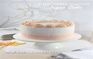 Chocolate Carrot Layer Cake (pastel De Chocolate Y Zanahoria)
