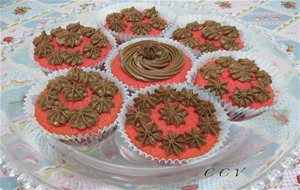 Cupcake Rojos Con Nocilla
