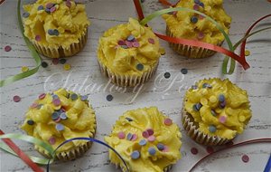 Cupcakes De Nesquik De Plátano
