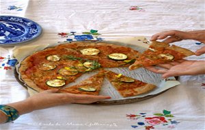 Bake The World: Pizza Mediterranea De Centeno (vegetariana)
