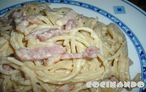 Espaguetis Con Nata
