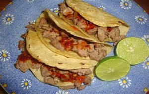 Tacos De Bistec De Carrito
