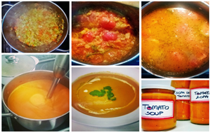 Sopa De Tomate Y Pastel De Sopa De Tomate
