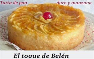 Tarta De Pan Duro Y Manzana 
