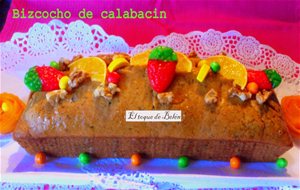 Bizcocho De Calabacín Con Glaseado De Naranja
