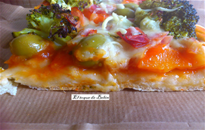 Pizza De Brocoli  Y   Zanahoria 
