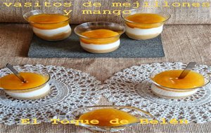Vasitos De Mejillones Y Mermelada De Mango 
