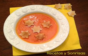 Sopa De Zanahorias Y Tomate
