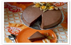 Tarta De Cumpleaños De Chocolate Y Naranja / Chocolate And Orange Birthday Cake
