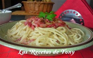 Espaguettis Carbonara Receta Tradicional
