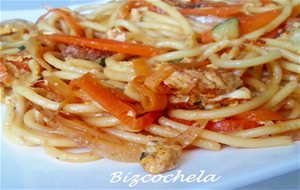 Espaguetis Tres Delicias
