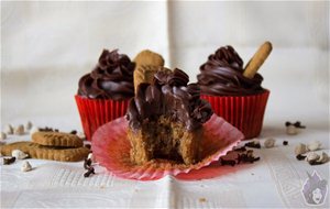 Cupcakes De Spéculoos Y Chocolate Negro
