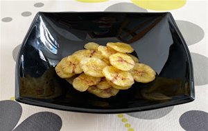 Chips De Plátano En Microondas

