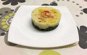 Pastel De Espinacas, Puré De Patata Y Huevo
