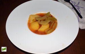 Sopa De Apio Y Patatas
