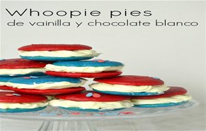 Woopies De Vainilla Rellenos De Chocolate Blanco

