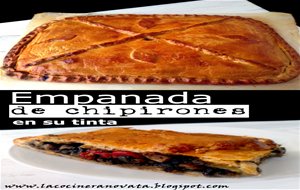 
empanada De Chipirones En Su Tinta
