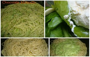 Espagueti Verde Con Espinacas
