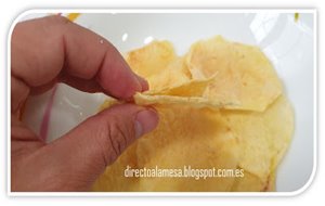 Patatas Chips Al Microondas
