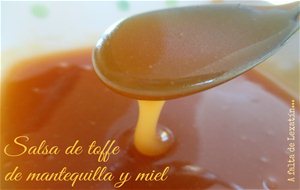 Salsa Rápida De Toffe De Mantequilla Y Miel
