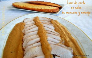 Lomo De Cerdo Con Salsa De Manzana Y Naranja
