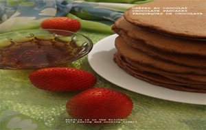 Crêpes Au Chocolat / Chocolate Pancakes / Panqueques De Chocolate
