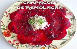 Carpaccio De Remolacha
