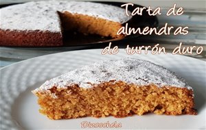 Tarta De Almendras De Turron Duro
