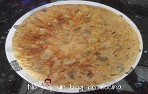 Tortilla De Patatas Chips Y Alcachofas
