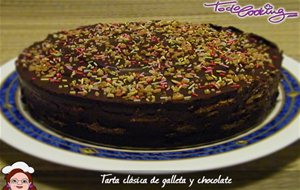Tarta De Chocolate Y Galletas Al Ron