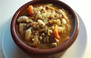 Sopa Italiana De Vegetales Y Carne