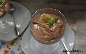 Mousse De Chocolate Con Almendras (sin Azúcar Y Sin Lactosa)
