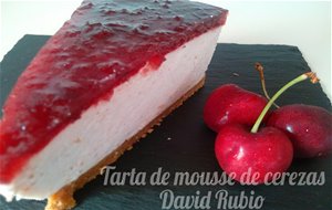 Tarta De Mousse De Cerezas
