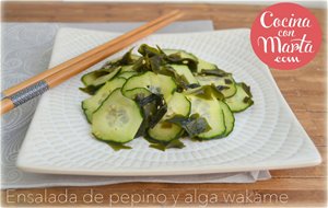 Ensalada De Pepino Y Alga Wakame, Al Estilo Japonés
