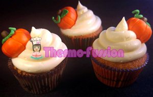 Cupcakes De Calabaza Con Frosting De Queso Thermomix