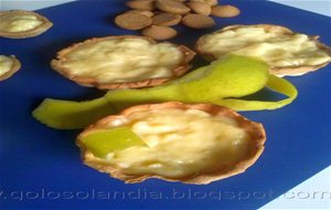 Tartaletas De Crema Con Manzana,receta Casera Paso A Paso