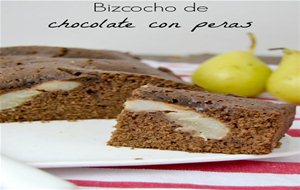 Bizcocho De Chocolate Con Peras. Videoreceta
