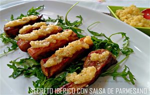 Secreto Ibérico Con Salsa De Parmesano
