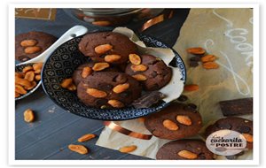 Cookies De Chocolate Y Mantequilla De Cacahuete / Peanut Butter And Chocolate Cookies
