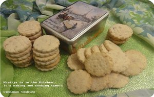 Biscuits À La Cannelle / Cinnamon Cookies / Galletas De Canela
