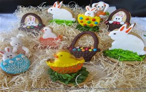 Galletas De Pascua Conejos Huevos
