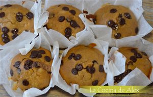 Muffins De Calabaza Y Chocolate

