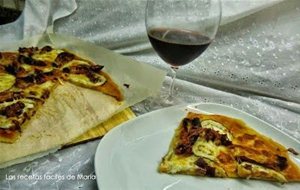 Pizza De Tomates Secos Y Berenjena
