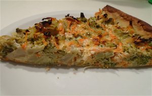 Tarta De Brócoli Y Zanahorias, Deliciosa Solo 217 Kcal!!!!! Ultra Light!!!!!!
