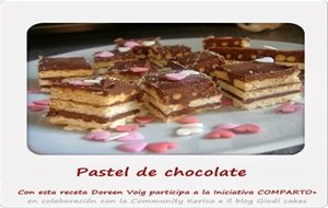 Pastel De Chocolate Con Galletas De Mantequilla
