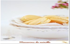 Macarons De Vainilla
